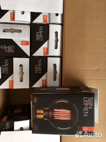 Лампы sun lumen 60W дизайнерские для оформления