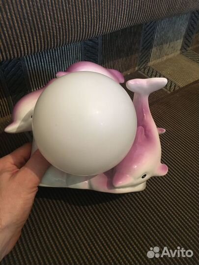 Светильник настольный Дельфины