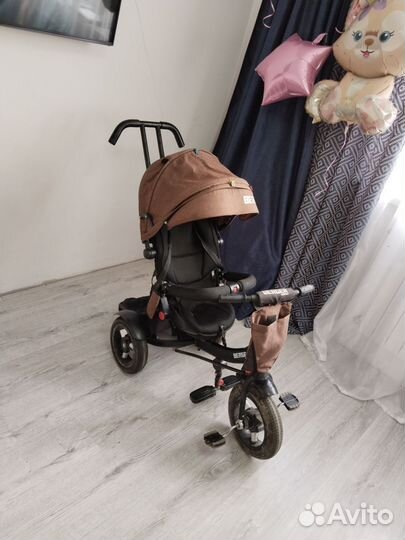 Велосипед детский с ручкой berger