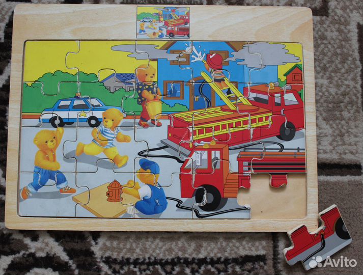 Деревянные пазлы