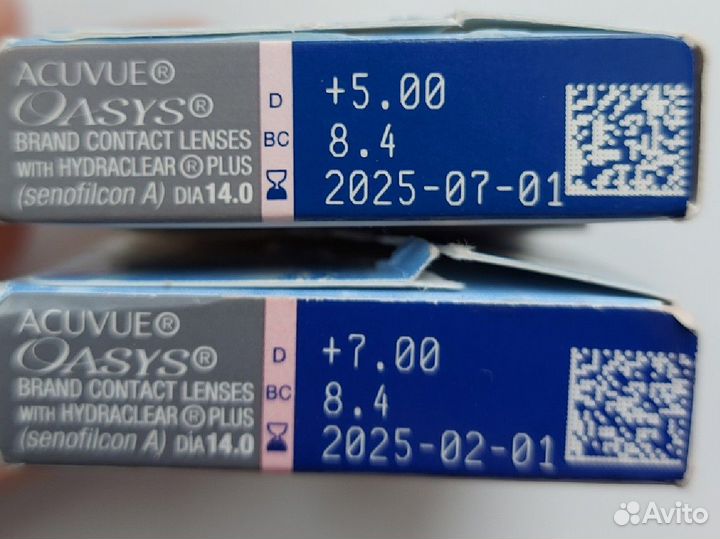 Линзы acuvue oasys плюсовые