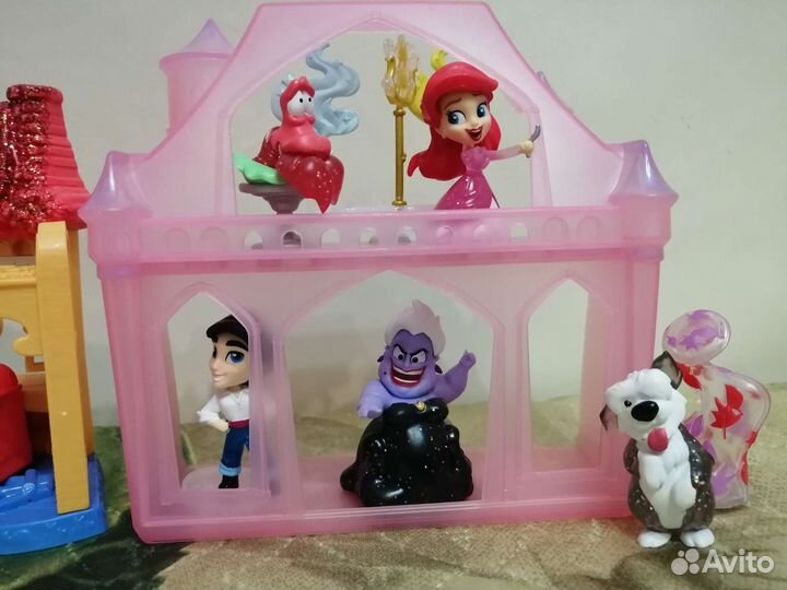Игровой набор дисней,золушка,русалочка,белоснежка