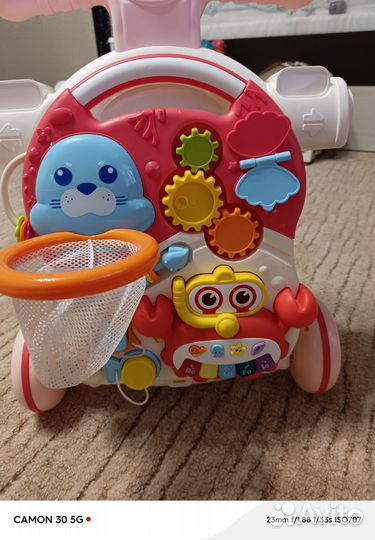 Ходунки,Каталка, столик музыкальный, самокат. 4в1