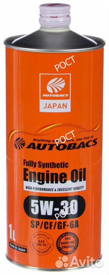 Масло моторное autobacs engine OIL FS 5W30 (SP/CF
