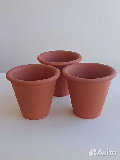 Горшок глиняный для цветов