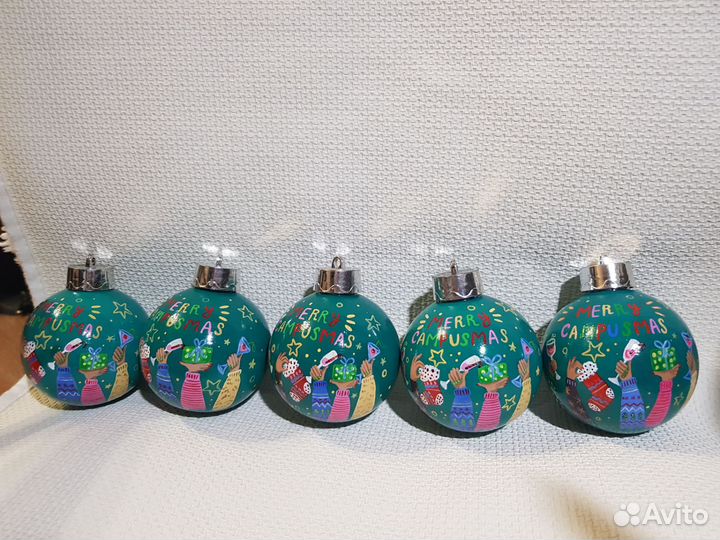 Елочные игрушки ручной росписи