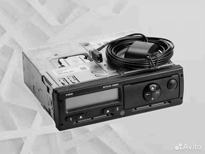 Тахограф VDO 3283 с блоком скзи. Гарантия 1 год
