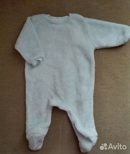 Махровый комбезик размер 68 и пеленка-кокон