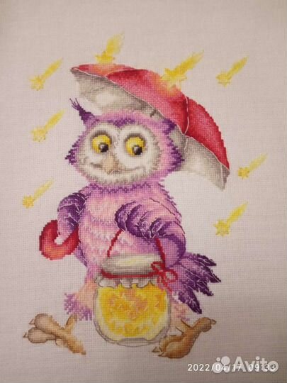 Набор для вышивания золотое руно остатки