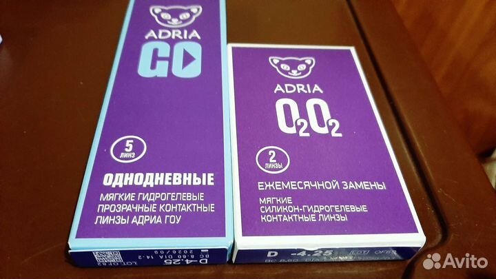 Линзы контактные ежемесячные