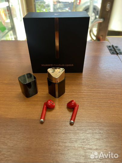Беспроводные наушники huawei free buds lipstick