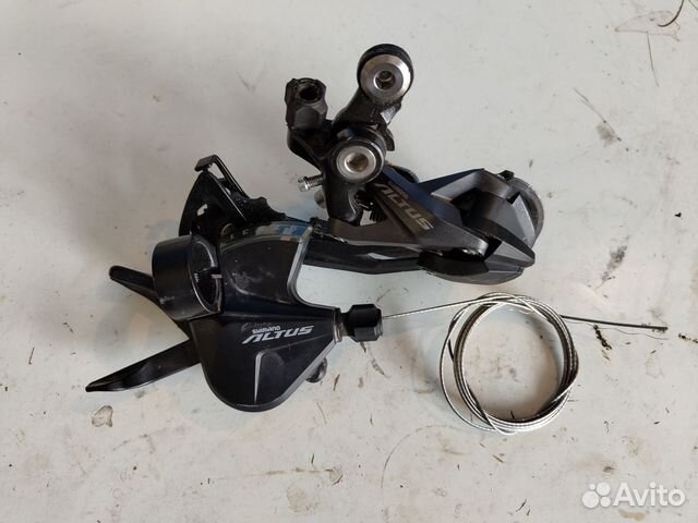 Задний переключатель shimano altus 9 скоростей, Б/у купить в ...