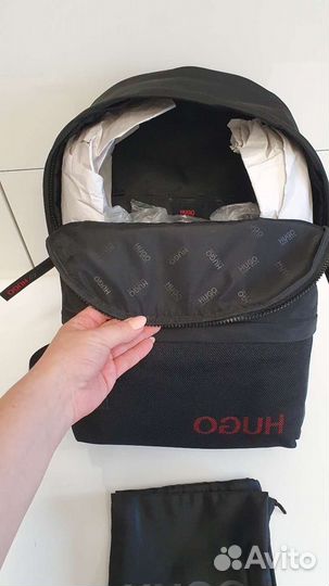 Рюкзак чёрный hugo boss