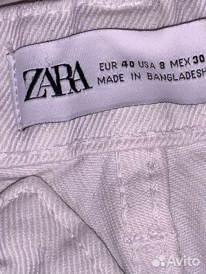 Джинсы Zara размер 46-48 W31