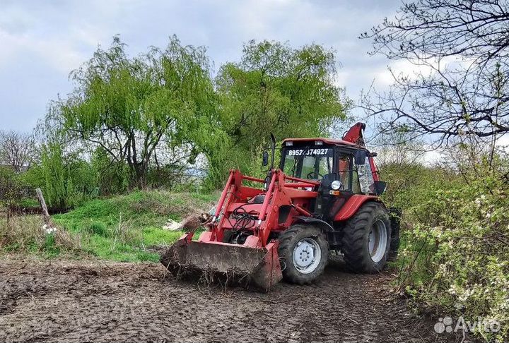 Аренда экскаватора-погрузчика Очиcтка участков