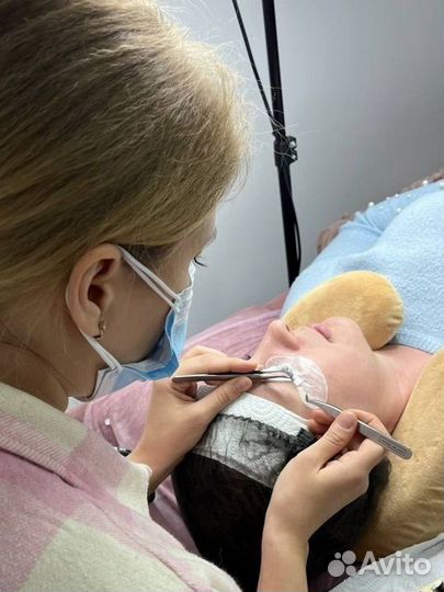 Обучение наращиванию ресниц с 0, повышение