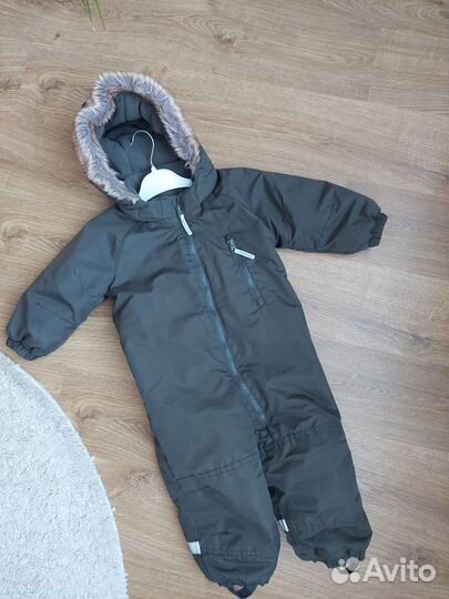 Демисезонный комбинезон 86 р цвета хаки