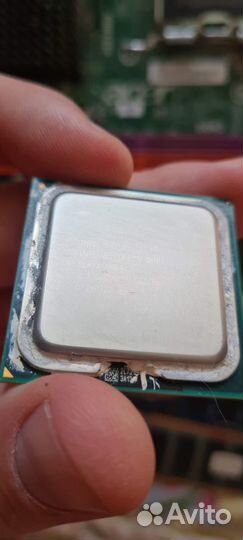 Материнская плата с процессором