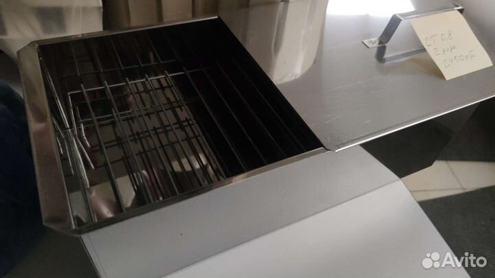 Коптильня горячего копчения из нержавейки