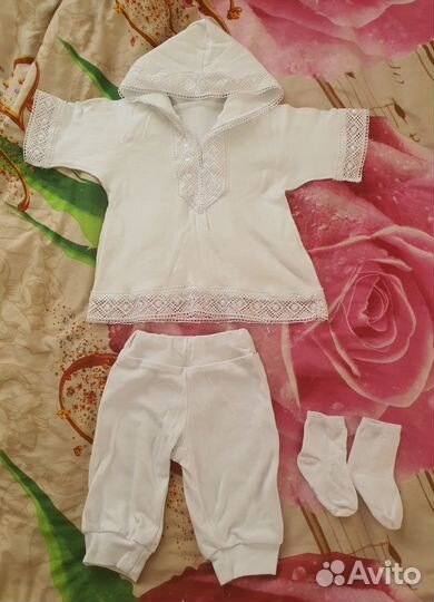 Теплый крестильный набор для крещения