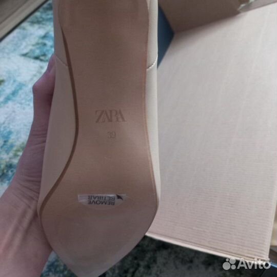 Сапоги весна/осень zara р.39