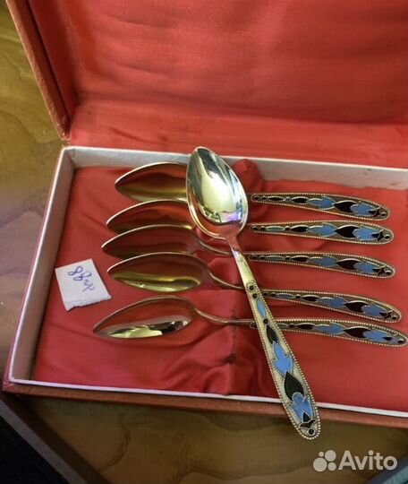 Старинные серебряные ложки 875 пробы