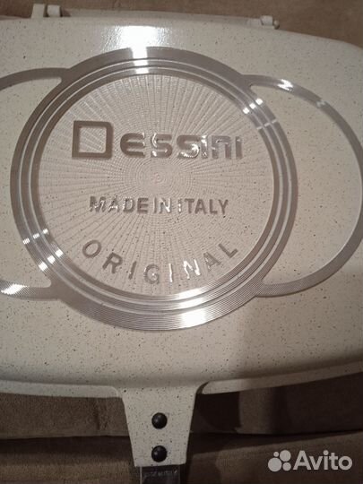 Сковорода-гриль Dessini двусторонняя Италия