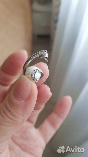 Серебряные серьги с жемчугом