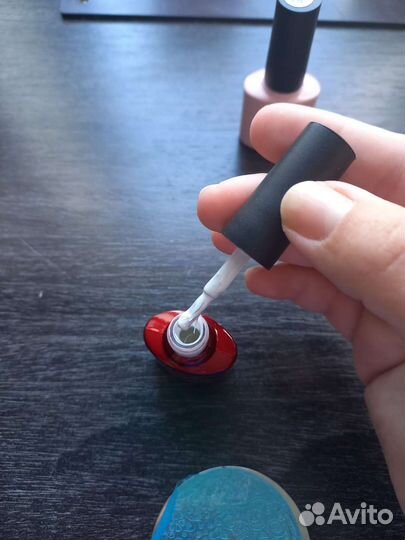 Гель лак 2шт и принадлежности для дизайна