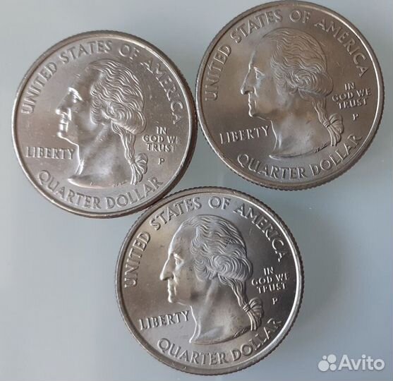 Монеты США, Австралия, Великобритания