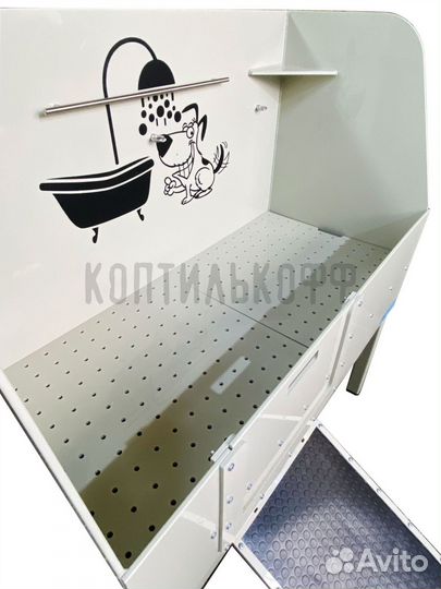 Груминг ванна Вг -3 с резиновым трапом