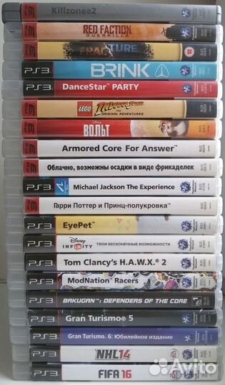 Диски на PS3