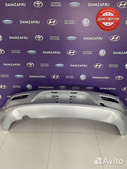 Бампер Задний Chevrolet Cruze Хэтчбек серебристый