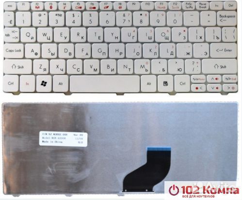 Клавиатура для нетбука Acer One 532H, D255, D260