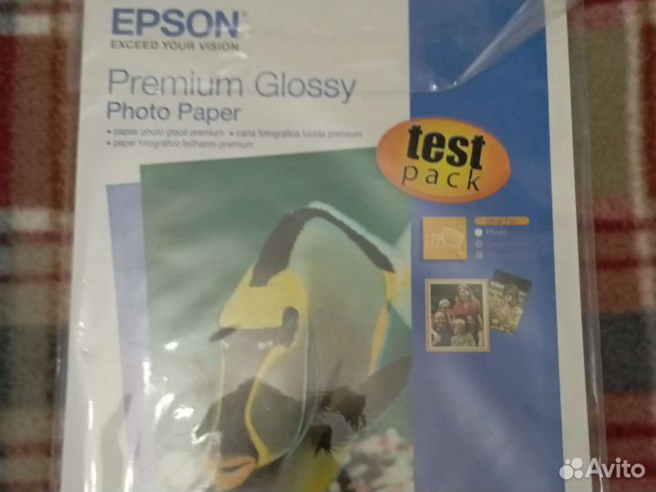 Фотобумага epson 8 листов 13*18