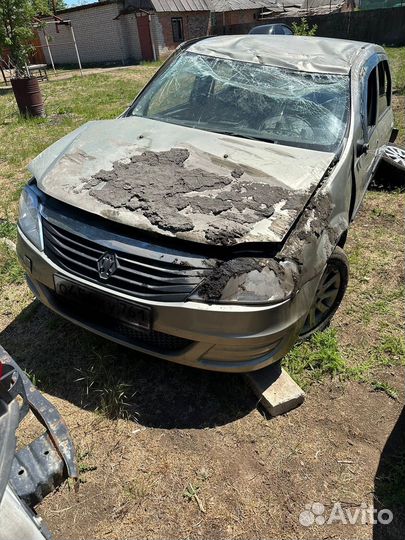 Передний бампер на renault logan 1 рестайлинг