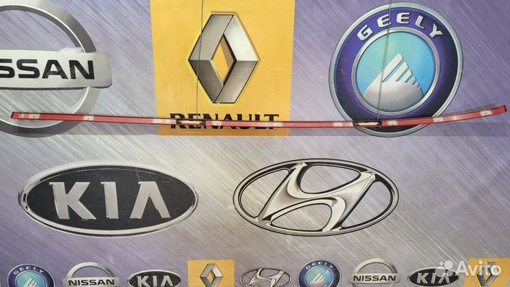 Молдинг на крышу Накладка крыши Renault scenic 2 П