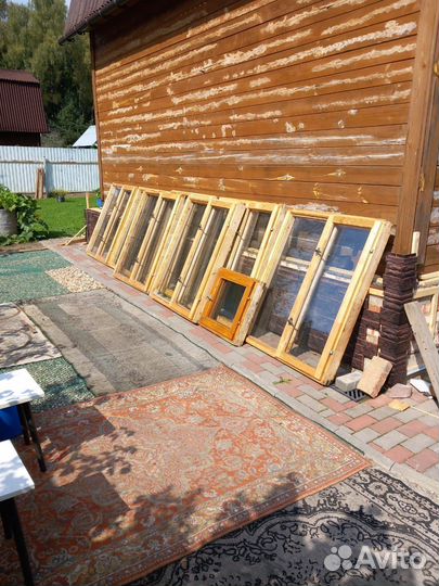 Окна деревянные 8 шт