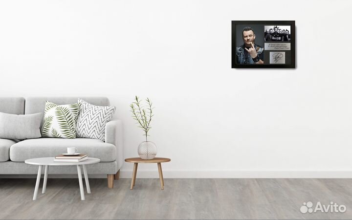 Князь Король и Шут автограф на металле подарочный