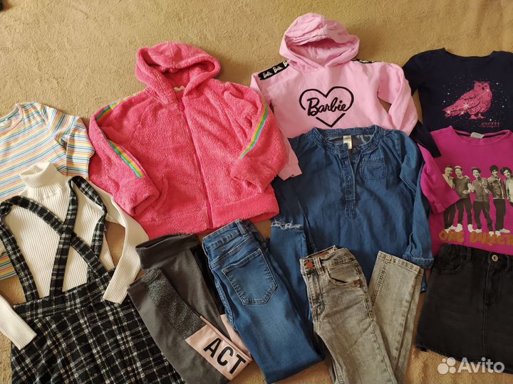 Пакет вещей на девочку 116 -122-128 см Next Zara