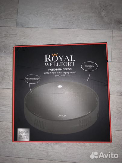 Робот пылесос royal wellfort 2000мАч