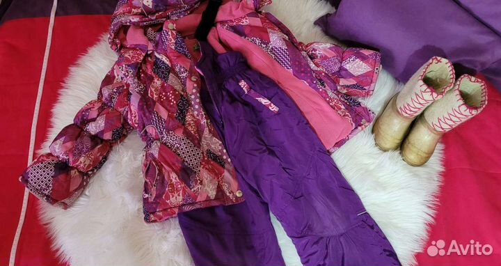 Зимний костюм и валенки