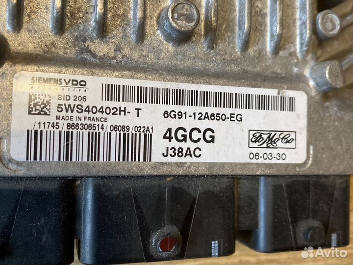 Ford galaxy 2 блок управления двигателем