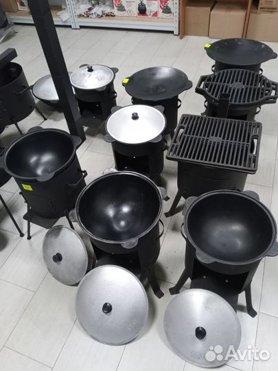 Казан 12л чугунный