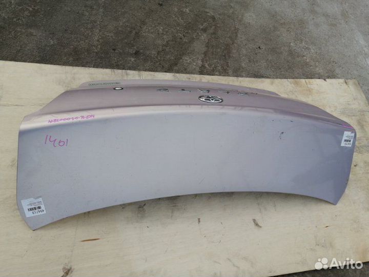 Крышка багажника Toyota Platz NCP12