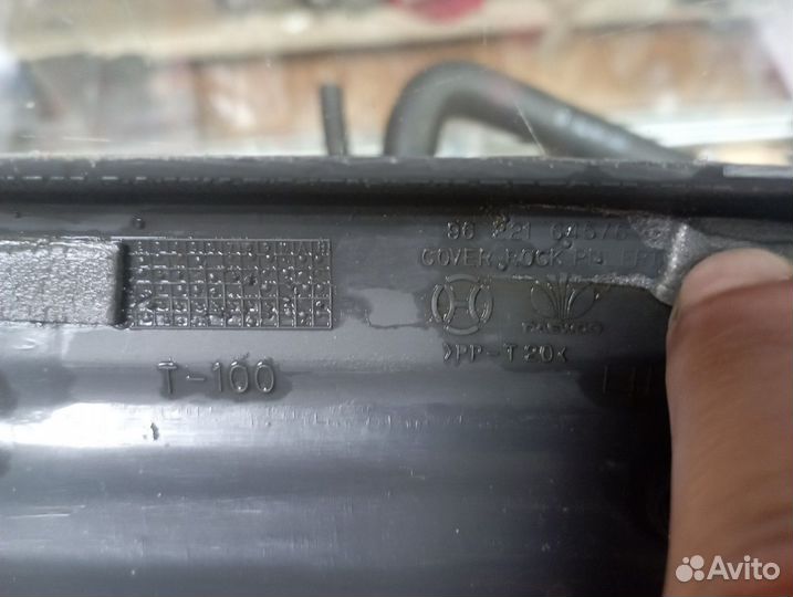 Накладка порога перед левая Chevrolet Lanos 2004