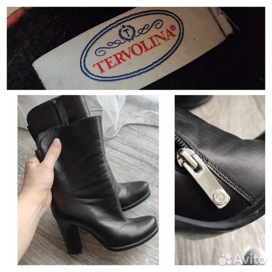 Ботинки натуральная кожа Tervolina
