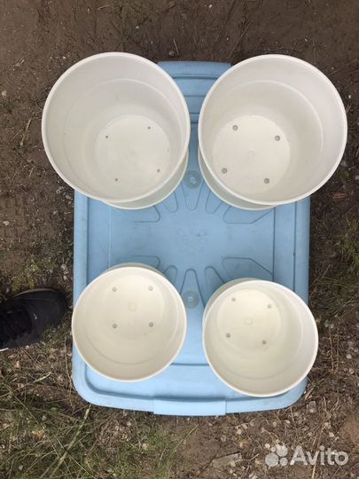 Кашпо для цветов. Набор 3 шт