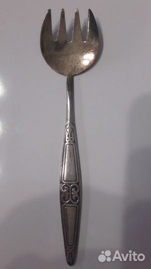 Чайные ложки, вилка. лопатка, СССР