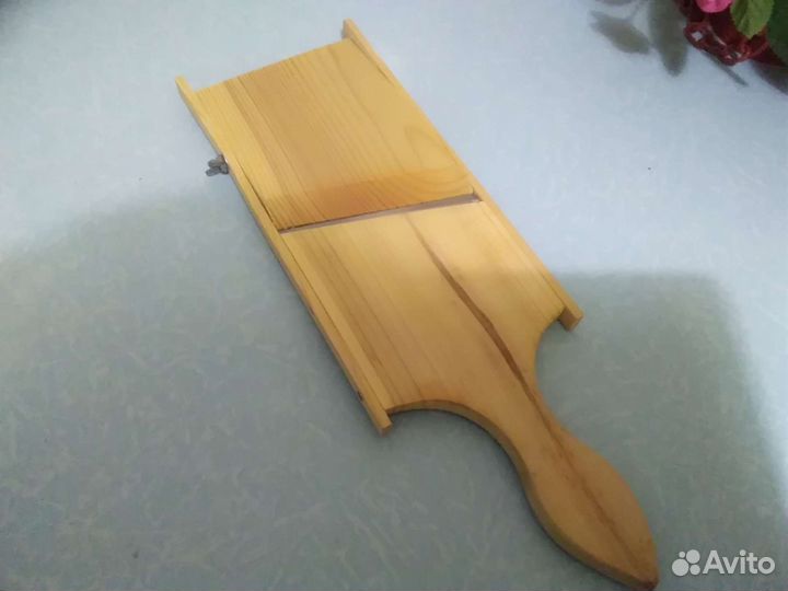 Шинковка для капусты деревянная и боченок СССР